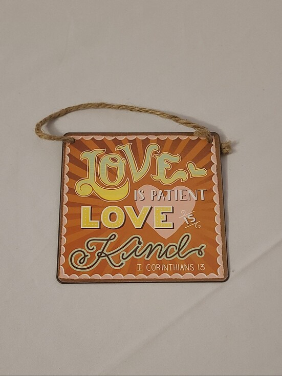 Other - Mini Sign Love Is Patient Love Is Kind 1st Corinthians 13